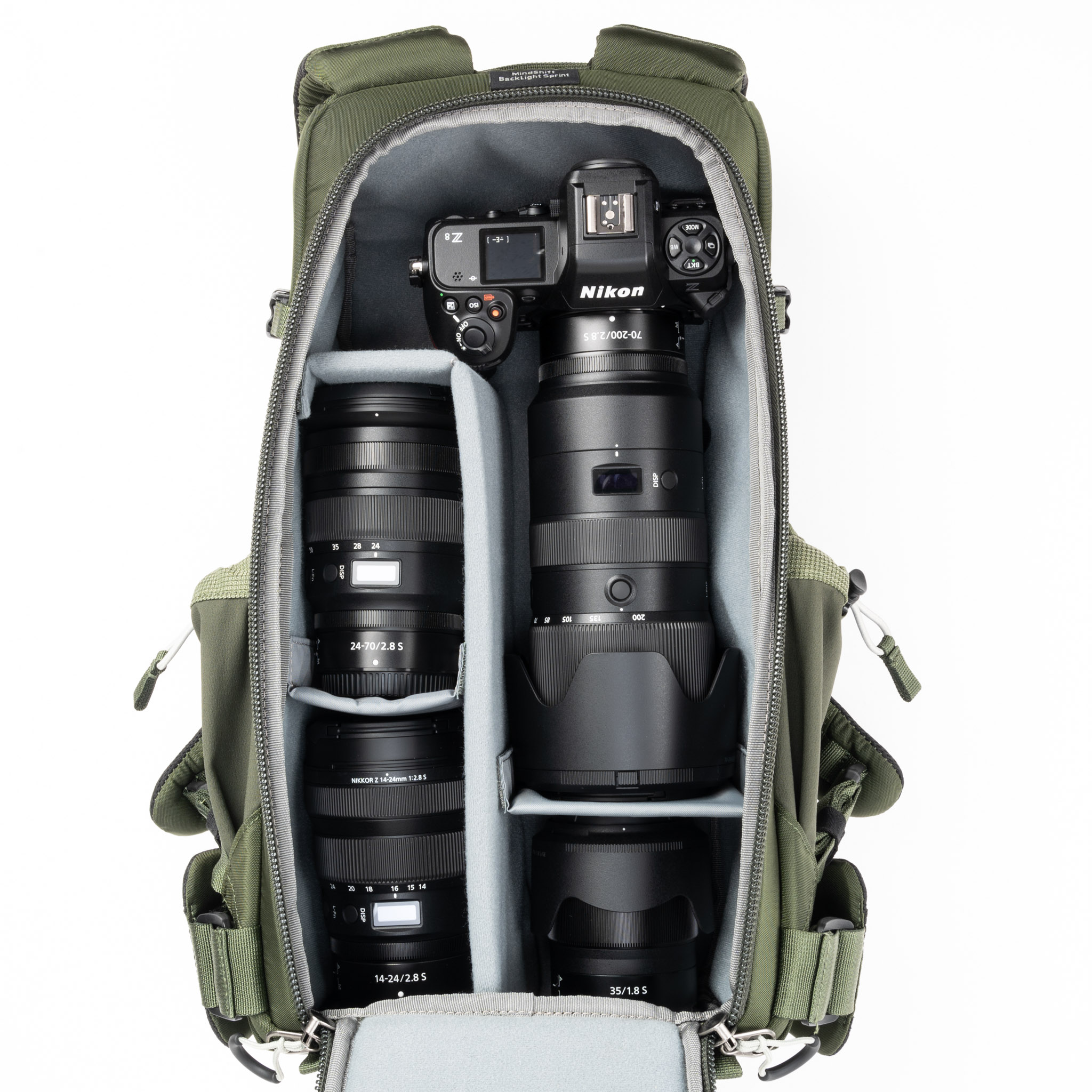 Balo máy ảnh Think Tank BackLight Sprint 15L Montane Green