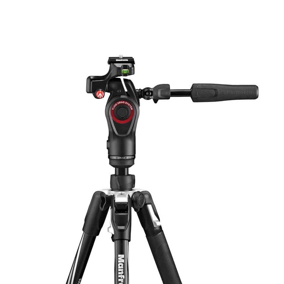 Bộ chân máy Manfrotto Befree Live Advanced Aluminium Tripod &  3-Way Head Black