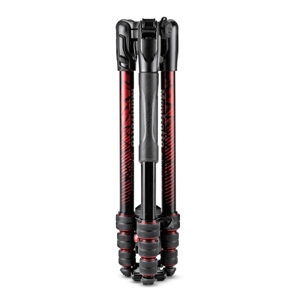 Bộ chân máy Manfrotto Befree Advanced Aluminium Travel Tripod &  Kit Ball Head Red