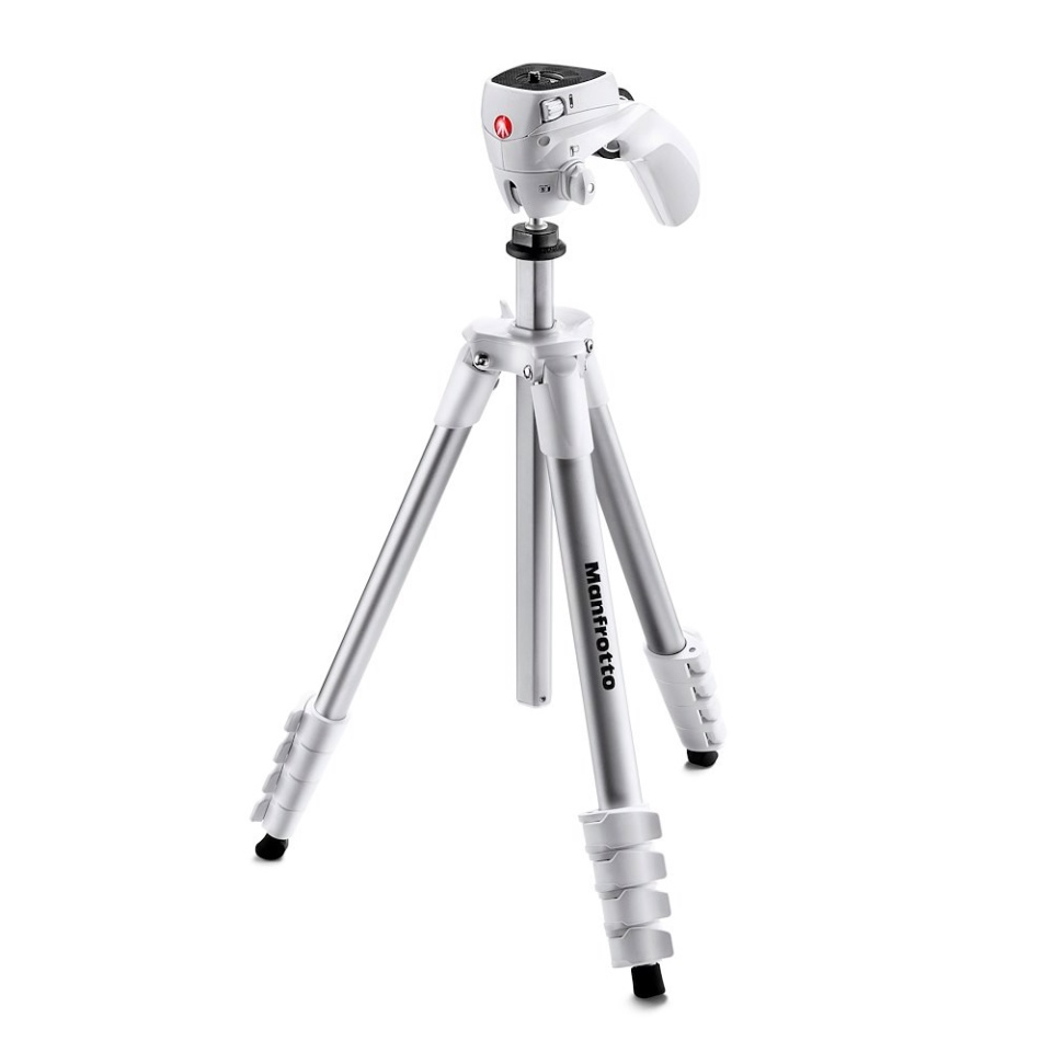 Chân máy ảnh Manfrotto Compact Action Màu Trắng