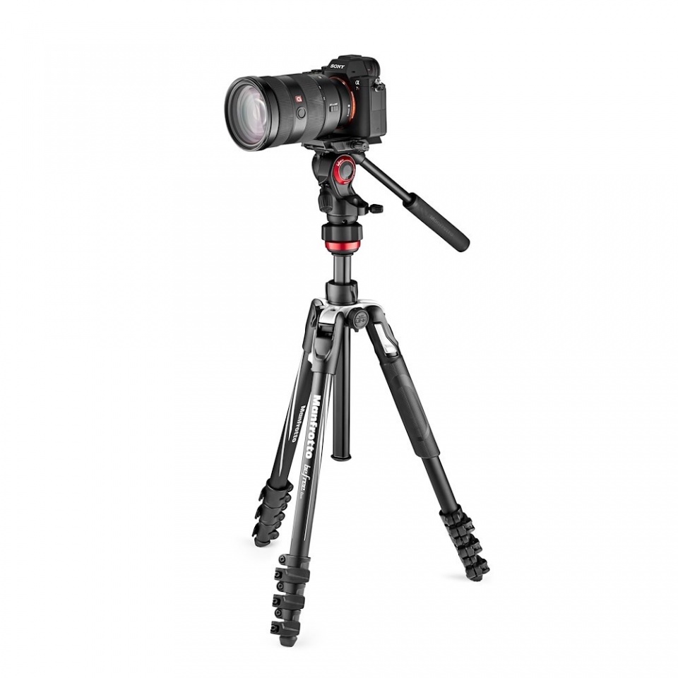 Bộ chân máy quay Manfrotto Befree Advanced Alu Live 2W