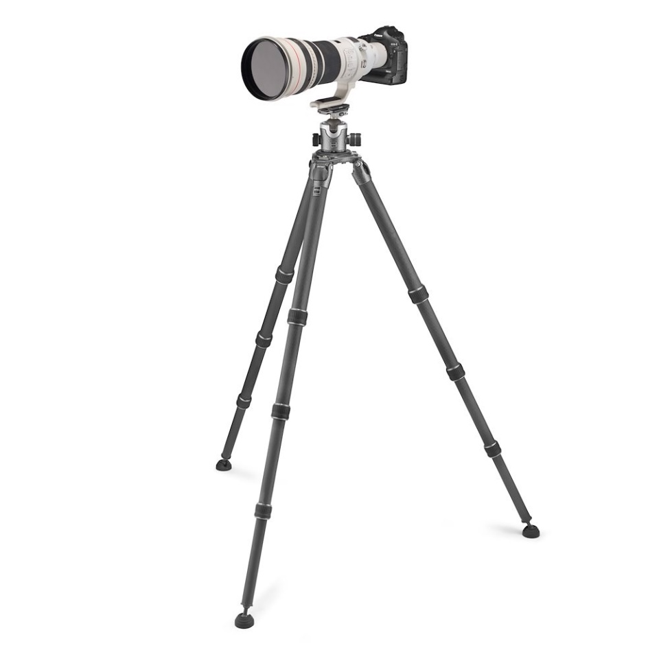 Bộ chân máy ảnh Gitzo Systematic, Series 4 Carbon Fiber 4-Sections Tripod & Series 4 Center Ball Head (Lever Release)