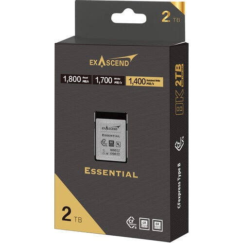 Thẻ nhớ Exascend 2TB Essential CFexpress Type B