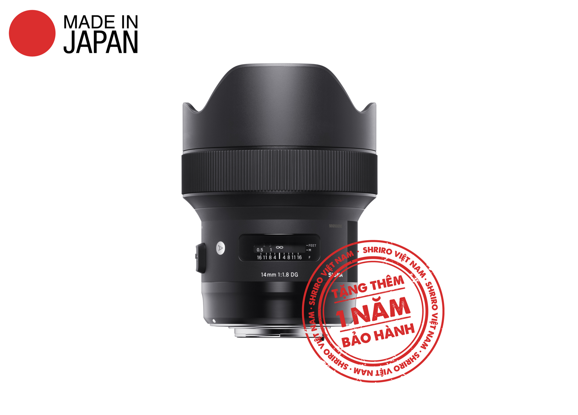 Ống kính Sigma 14mm f/1.8 DG HSM Art ngàm Canon EF