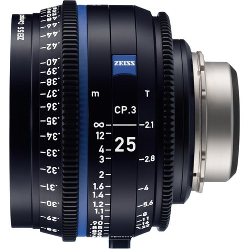 Ống Kính Cine Zeiss CP.3 25mm T/2.1 Ngàm XD eXtended Data/Meter