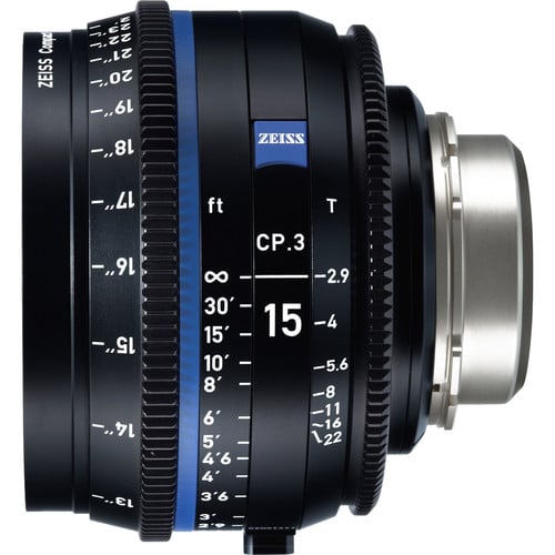 Ống Kính Cine Zeiss CP.3 15mm T2.9 Ngàm Canon EF/Feet